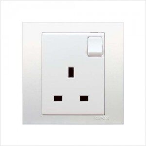 13Amp 3Pin Switch Socket Single