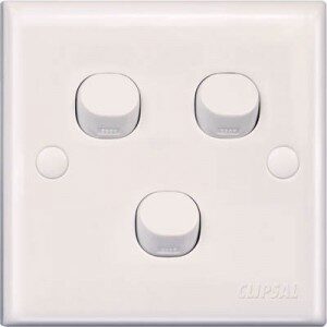 3Gang 2Way Switch Plate