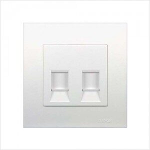 Data Face Plate Double