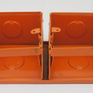 3x3 Metal Box Double Orange
