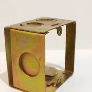 3x3 Golden Metal Box